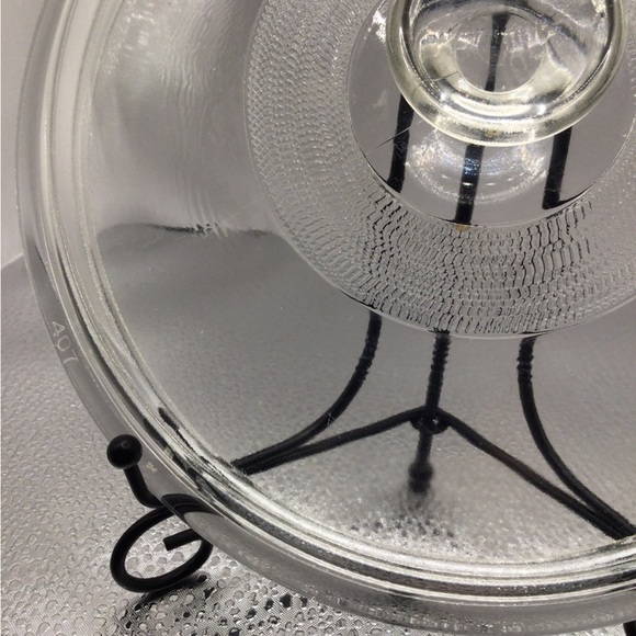 Royal Currier & Ives Glassbake Vintage 2 QT. With Lid, MADE IN USA, EUC - Picture 8 of 12